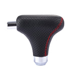Universal Vehicle Car Black Leather Shifter Cover Manual Automatic Gear Shift Knob, Black Leather Shifter Cover