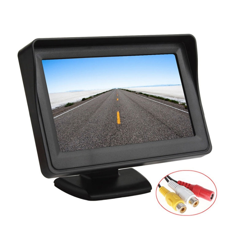 PZ-703 4.3 inch TFT LCD Car Rearview Monitor with Stand and Sun Shade, PZ-703 PZ-703