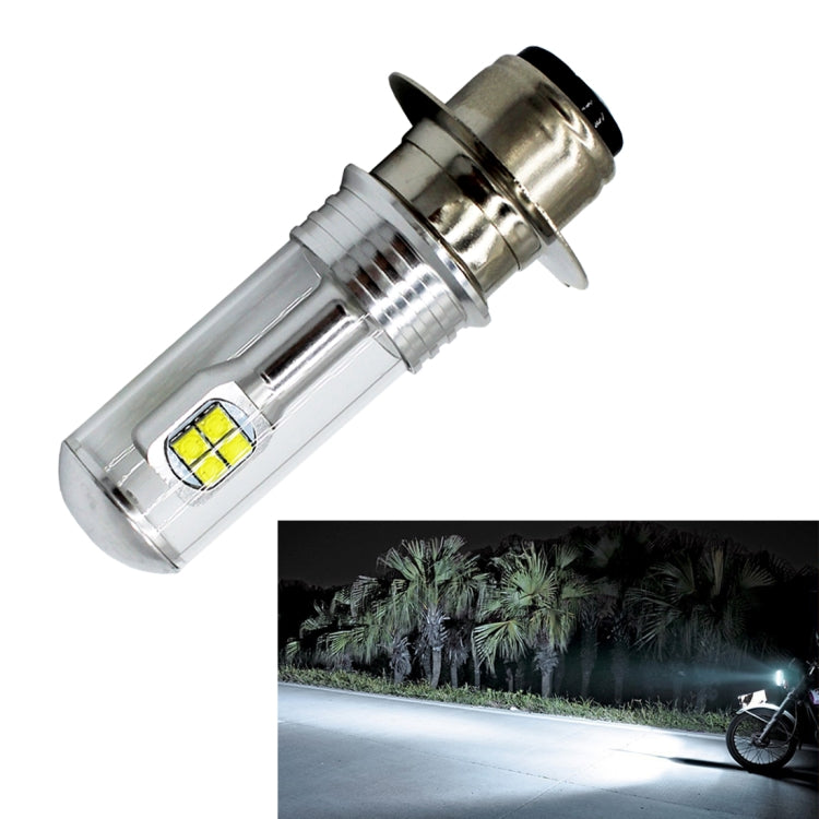 Motorcycle Headlights 750LM 6000K White H6M/P15D 40W 8-LED Bulbs, DC 12-24V, H6M/P15D H6M P15D