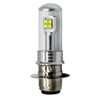 Motorcycle Headlights 750LM 6000K White H6M/P15D 40W 8-LED Bulbs, DC 12-24V, H6M/P15D