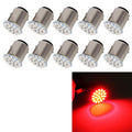 10 PCS Car Auto 1.2W 1157 BAY15D 22-LED Bulbs Brake Light, 1157 Red Light, 1157 Yellow Light 1157 Red Light Red Light