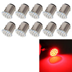 10 PCS Car Auto 1.2W 1157 BAY15D 22-LED Bulbs Brake Light, 1157 Red Light, 1157 Yellow Light 1157 Red Light Red Light