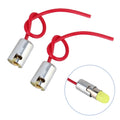 2 PCS BA9S Light Lamp Bulb Holder Base Socket Wire Connector, BA9S BA9S