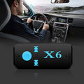 HQX6 Car Bluetooth V4.1 Audio Music Player Receiver Adapter, Support Wireless Hands-free & TF Card & USB Charge, HQX6 HQX6