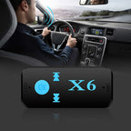 HQX6 Car Bluetooth V4.1 Audio Music Player Receiver Adapter, Support Wireless Hands-free & TF Card & USB Charge, HQX6 HQX6