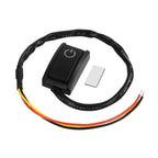 Jtron Car DIY Switch Paste Type Button Switch Paste Type Button Switch Double Sided with Adhesive Tape OFF/ON DC 12V/200mA, Button 4