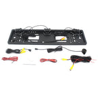 PZ600-L Europe Car License Plate Frame Rear View Camera Visual Rear View Parking System with 2 Reversing Radar Detector, with 2 Reversing Radar Detector – Durable Build, Easy to Use with 2 Reversing Radar Detector
