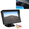 PZ601-C TFT LCD 2 Video Input 4.3 Inch Parking Monitor 2 in 1 with 648*488 Pixels Rear View Camera Glass Lens with 6m RCA Video Cable, PZ601-C PZ601-C