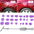 Auto Repair Body Tool Kit PDR Dent Paintless Repair Tools Dent Puller Slide Hammer Reverse Hammer Aluminum Suction Cups for Dent, Without Red T handle Without Red T handle CMS4237B