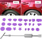 Auto Repair Body Tool Kit PDR Dent Paintless Repair Tools Dent Puller Slide Hammer Reverse Hammer Aluminum Suction Cups for Dent, Without Red T handle Without Red T handle CMS4237B