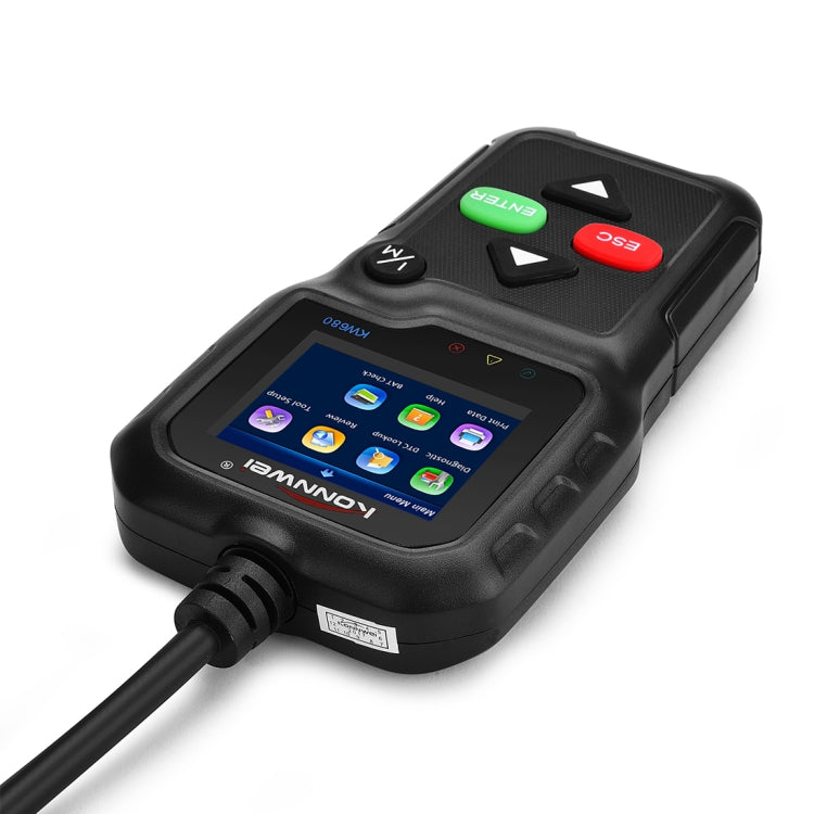 KONNWEI KW680 Mini OBDII Car Auto Diagnostic Scan Tools Auto Scan Adapter Scan Tool (Can Detect Battery and Voltage, Only Detect 12V Gasoline Car), KW680