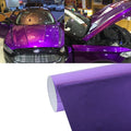 1.52m × 0.5m Electroplating Car Auto Body Decals Sticker Self-Adhesive Side Truck Vinyl Graphics Purple