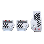 CS-321 3 in 1 Non-Slip Manual Car Truck Pedals Foot Brake Pad Cover Set