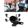Universal 12V Motorcycle USB Phone Charger with Holder, Suitable for 3.5-6.5 inch Smartphones, X-3 X-3