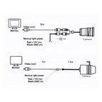 656×492 Effective Pixel NTSC 60HZ CMOS II Waterproof Car Rear View Backup Camera With 4 LED Lamps for 2005-2013 Version Mazda 6, Mazda 6 – Waterproof