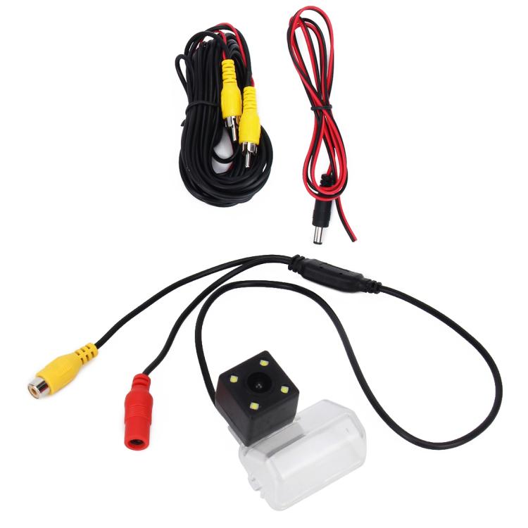 656×492 Effective Pixel NTSC 60HZ CMOS II Waterproof Car Rear View Backup Camera With 4 LED Lamps for 2005-2013 Version Mazda 6, Mazda 6 – Waterproof