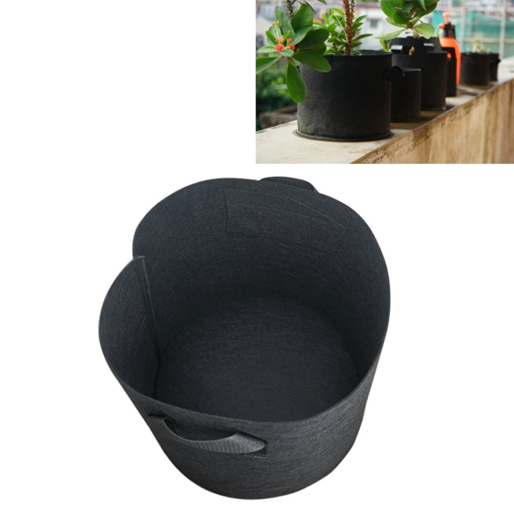 5 Gallon Planting Grow Bag Thickened Non-woven Aeration Fabric Pot Container with Handle, 5 Gallon 5 Gallon
