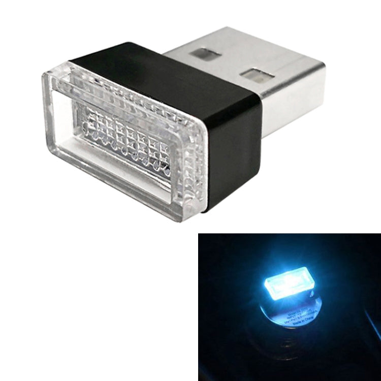Universal PC Car USB LED Atmosphere Lights Emergency Lighting Decorative Lamp, Red Light, Yellow Light, Ice Blue, Blue Light, Pink Light, Green Light – Durable Build, Easy to Use Ice Blue Ice Blue Light