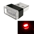 Universal PC Car USB LED Atmosphere Lights Emergency Lighting Decorative Lamp, Red Light, Yellow Light, Ice Blue, Blue Light, Pink Light, Green Light Red Light Red Light