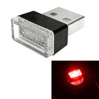 Universal PC Car USB LED Atmosphere Lights Emergency Lighting Decorative Lamp, Red Light, Yellow Light, Ice Blue, Blue Light, Pink Light, Green Light Red Light Red Light