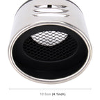 Universal Car Styling Stainless Steel Straight Bolt-on Exhaust Tail Muffler Tip Pipe with Mesh
