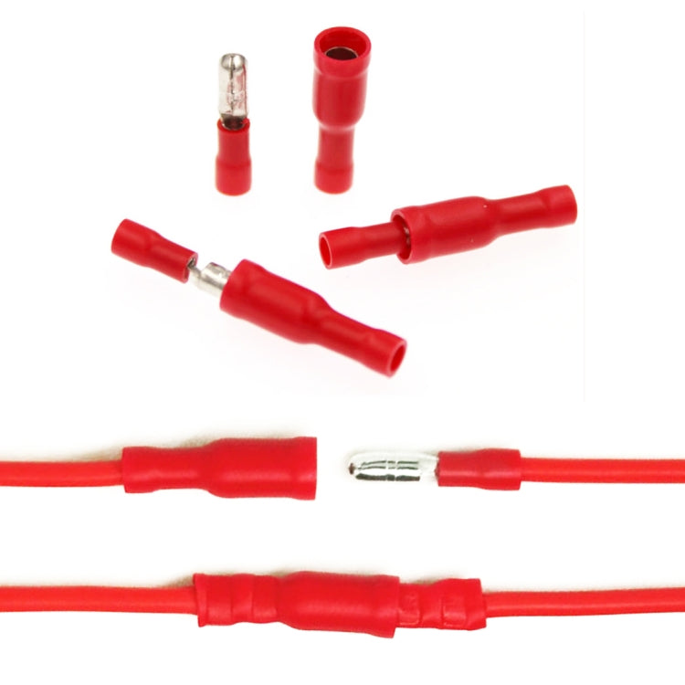60 in 1 Mixed Cold Press Electrical Insulated Terminals Bullet Solderless Crimp Connectors Kit, 60 in 1 – Durable Build, Easy to Use