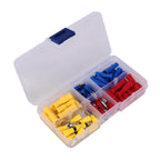 60 in 1 Mixed Cold Press Electrical Insulated Terminals Bullet Solderless Crimp Connectors Kit, 60 in 1 – Durable Build, Easy to Use