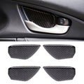 Carbon Fiber Inner Door Handle Bowl Cover Trim Decals Decorative Sticker for Honda Civic 10th Gen, Inner Door Bowl Inner Door Bowl