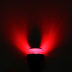 Pair Motorcycle Turn Signal Light Grip Bar Plug Strobe Side Marker End LED Handlebar Lamp, Red Light