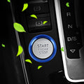 Car Engine Start Key Push Button Ring Trim Aluminum Alloy Sticker Decoration for Audi, For Audi(Engine Start) For Audi(Engine Start) Blue