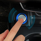 Car Engine Start Key Push Button Ring Trim Aluminum Alloy Sticker Decoration for Audi, For Audi(Engine Start)