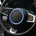 Car Auto Steering Wheel Aluminum Alloy Ring Cover Trim Sticker Decoration for Jaguar – Aluminum Alloy, For Jaguar
