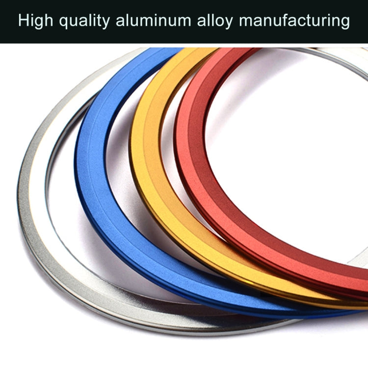 Car Auto Steering Wheel Aluminum Alloy Ring Cover Trim Sticker Decoration for Jaguar – Aluminum Alloy, For Jaguar