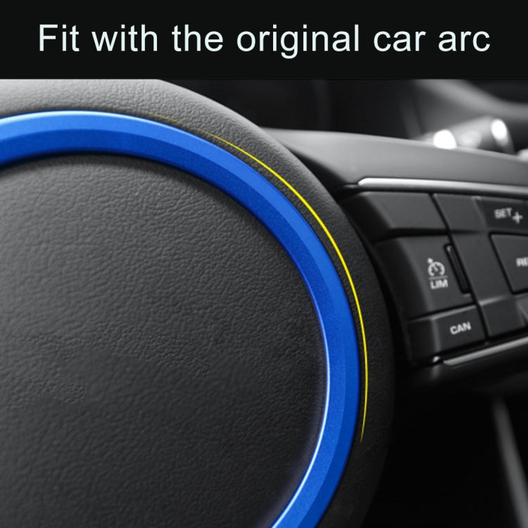 Car Auto Steering Wheel Aluminum Alloy Ring Cover Trim Sticker Decoration for Jaguar – Aluminum Alloy, For Jaguar