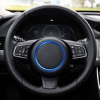 Car Auto Steering Wheel Aluminum Alloy Ring Cover Trim Sticker Decoration for Jaguar – Aluminum Alloy, For Jaguar
