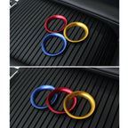 Car Engine Start Key Push Button Ring Trim Aluminum Alloy Sticker Decoration for Mazda, For Mazda