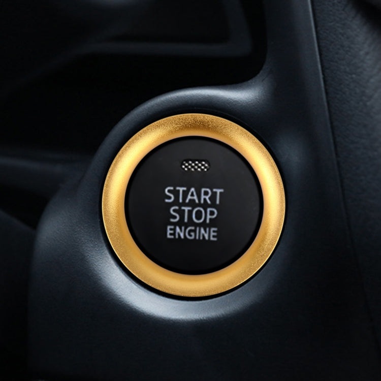 Car Engine Start Key Push Button Ring Trim Aluminum Alloy Sticker Decoration for Mazda, For Mazda
