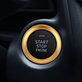 Car Engine Start Key Push Button Ring Trim Aluminum Alloy Sticker Decoration for Mazda, For Mazda For Mazda Gold
