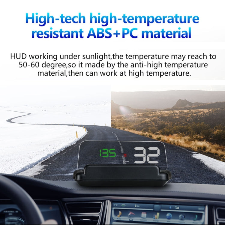 T900 Car GPS HUD Virtual HD Reflection Board Head-up Display, Speed & Driving Distance / Time Display, Over Speed & Voltage & Low Voltage Alarm, Fatigue Driving, T900 Green + White, T900 Blue + White, T900 White