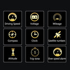 T900 Car GPS HUD Virtual HD Reflection Board Head-up Display, Speed & Driving Distance / Time Display, Over Speed & Voltage & Low Voltage Alarm, Fatigue Driving, T900 Green + White, T900 Blue + White, T900 White