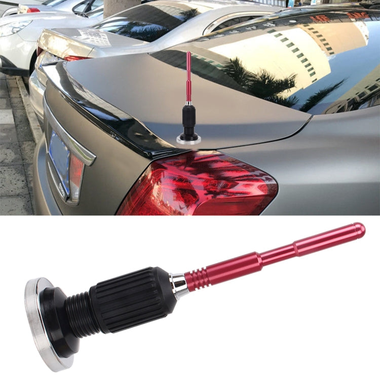 PS-5506 Universal Car Magnetic Roof Mount Base Radio AM/FM Aerial Amplified Antenna, 11.4, PS-5506 11.4 Red