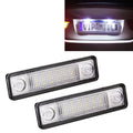 2 PCS DC 12V 2W 120LM 6000K LED License Plate Light 18-SMD Bulbs Lamps for Astra F 91-98, G Estate(F69) 98-05, Opel Corsa B 93-00, Omega A 86-94, For Astra/Opel Corsa For Astra Opel Corsa