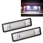 2 PCS DC 12V 2W 120LM 6000K LED License Plate Light 18-SMD Bulbs Lamps for Astra F 91-98, G Estate(F69) 98-05, Opel Corsa B 93-00, Omega A 86-94, For Astra/Opel Corsa For Astra Opel Corsa