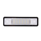 2 PCS DC 12V 2W 120LM 6000K LED License Plate Light 18-SMD Bulbs Lamps for Astra F 91-98, G Estate(F69) 98-05, Opel Corsa B 93-00, Omega A 86-94, For Astra/Opel Corsa