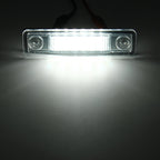 2 PCS DC 12V 2W 120LM 6000K LED License Plate Light 18-SMD Bulbs Lamps for Astra F 91-98, G Estate(F69) 98-05, Opel Corsa B 93-00, Omega A 86-94, For Astra/Opel Corsa