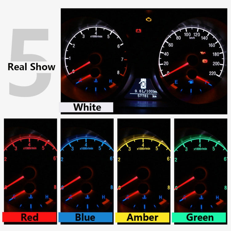 10 PCS 0.4W B8.5 Wedge Instrument Panel COB LED Light Dashboard Gauge Cluster Indicator Lamp Bulb, 0.4W B8.5 – Durable Build, Easy to Use