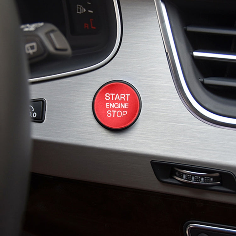 Car Engine Start Key Push Button Cover Trim Aluminum Alloy Sticker Decoration for Audi – Aluminum Alloy, For Audi