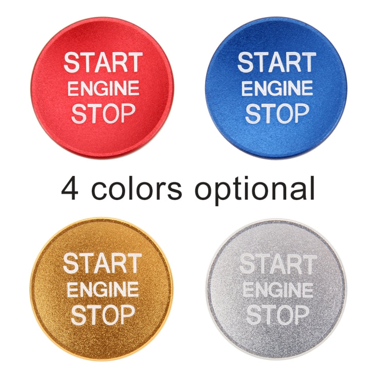 Car Engine Start Key Push Button Cover Trim Aluminum Alloy Sticker Decoration for Audi – Aluminum Alloy, For Audi
