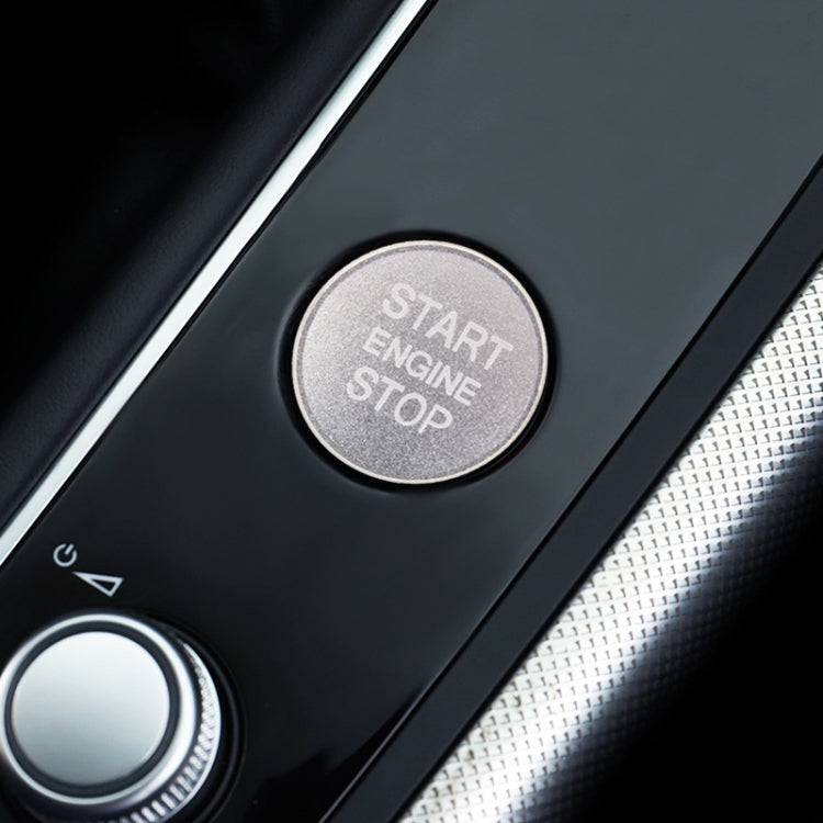 Car Engine Start Key Push Button Cover Trim Aluminum Alloy Sticker Decoration for Audi – Aluminum Alloy, For Audi