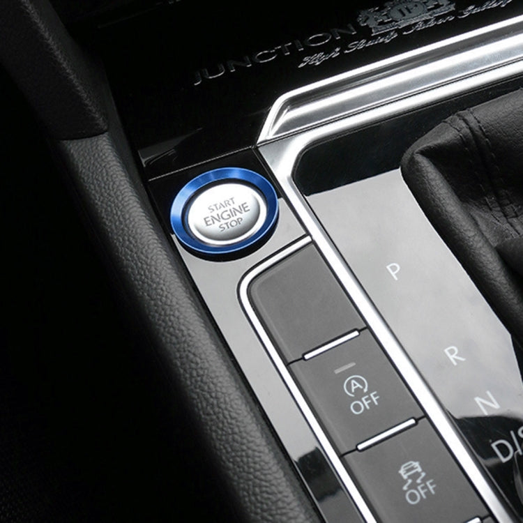 Car Engine Start Key Push Button Ring Trim Aluminum Alloy Sticker Decoration for Volkswagen – Aluminum Alloy, For Volkswagen (Engine Start), For Volkswagen